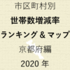 36地域別【世帯数増減率ランキング＆マップ】京都府編 2020年のアイキャッチ画像